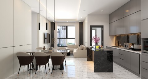 THIẾT KẾ CĂN HỘ LAVIDA 3 PHÒNG NGỦ